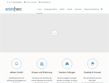 Tablet Screenshot of ebbtec.de